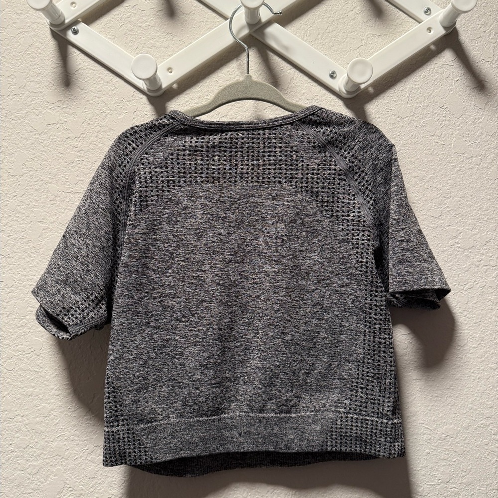 Gray Women's Crop Top - Picture 2 of 2